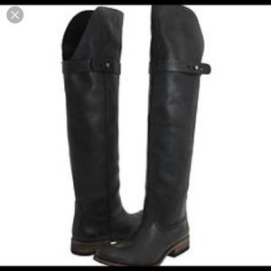 Spirit by Lucchese Black Over the Knee Boots